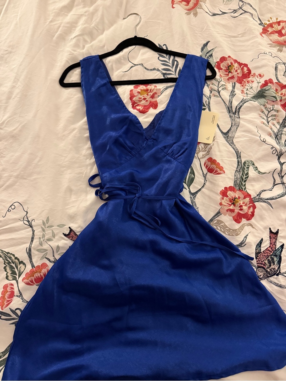Peppermayo Women’s V-Neck Royal Blue Wrap Dress